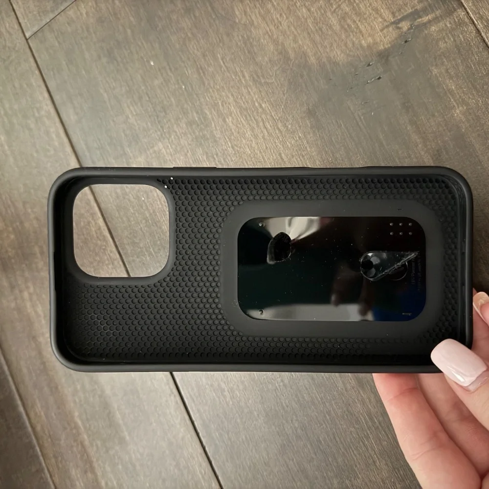 Loopy Case Black and White Checkered Phone Case with Loopy Strap